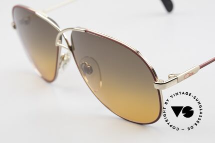 Cazal 728 80er Designer Piloten Brille, edle, geschwungene Optik & tolle Sonnengläser, Passend für Herren und Damen