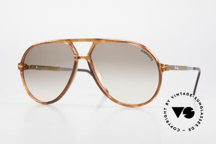 Carrera 5335 Verstellbare Vario Bügel 80er, vintage Carrera Vario Sonnenbrille von 1988/89, Passend für Herren