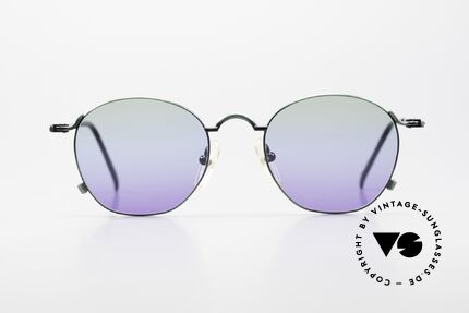 Jean Paul Gaultier 55-0171 90er Panto Style Sonnenbrille, panto Metall-Fassung; sehr leicht und komfortabel, Passend für Herren