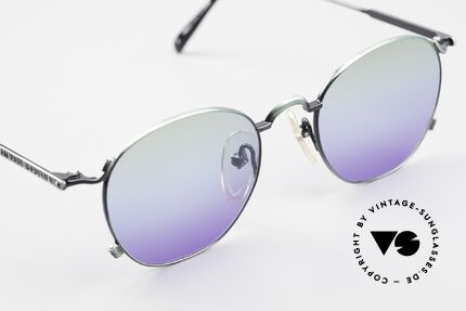 Jean Paul Gaultier 55-0171 90er Panto Style Sonnenbrille, Einsatz von optischen Gläsern problemlos möglich, Passend für Herren
