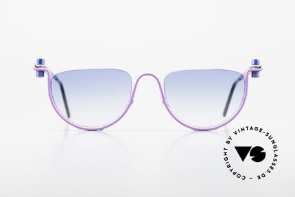ProDesign No2 Rare Filmsonnenbrille 90er, vintage Aluminium Fassung im Gail Spence Design, Passend für Herren und Damen ProDesign No2 Rare Filmsonnenbrille 90er, vintage Aluminium Fassung im Gail Spence Design, Passend für Herren und Damen