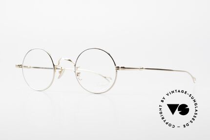 Lunor V 110 Runde Lunor Brille Bicolor, ohne große Logos; stattdessen mit zeitloser Eleganz, Passend für Herren und Damen