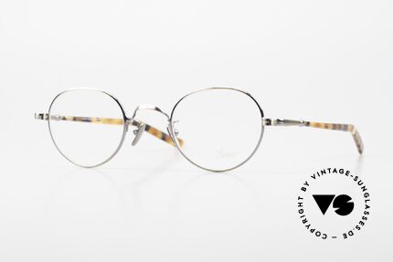 Lunor VA 108 Panto Brille Antik Gold, alte LUNOR Brille aus der 2012er Brillenkollektion, Passend für Herren und Damen