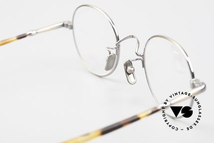 Lunor VA 108 Panto Brille Antik Gold, Größe: medium, Passend für Herren und Damen