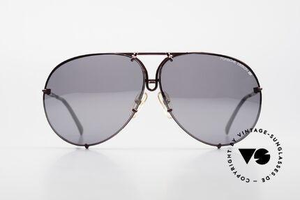 Porsche 5623 Sammlerbrille 80er Einzelstück, zudem mit orig. Wechselgläsern in silber-verspiegelt, Passend für Herren und Damen