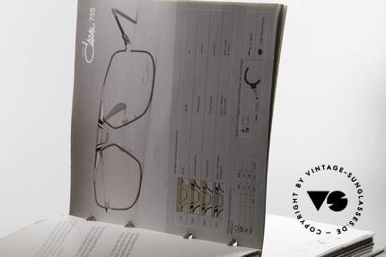 Cazal 0 Catalog Alter 80er 90er Cazal Katalog, Größe: extra large, Passend für Herren und Damen