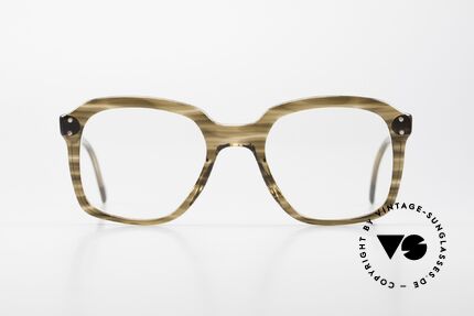 Metzler 449 Alte 70er Original Nerdbrille, damals ein Klassiker; heute als Nerdbrille bezeichnet, Passend für Herren