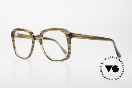 Metzler 449 Alte 70er Original Nerdbrille, enorm stabiler, massiver Rahmen; Medium-Gr. 135mm, Passend für Herren