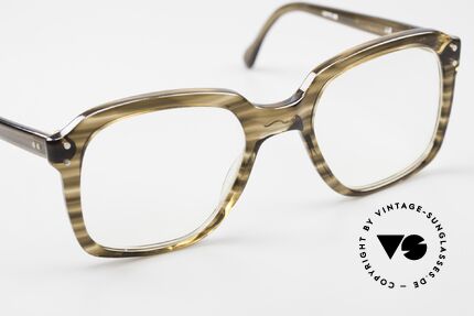 Metzler 449 Alte 70er Original Nerdbrille, Fassung ist natürlich für Gläser jeglicher Art gemacht, Passend für Herren