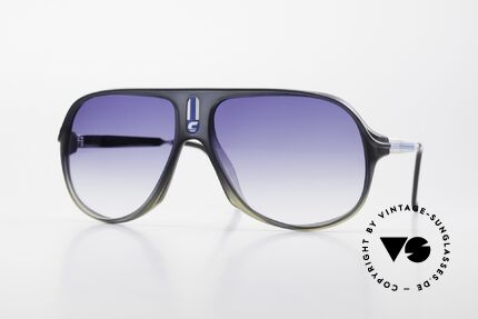 Carrera 5547 80er Herren Vintage Brille, sehr seltene Carrera vintage Sonnenbrille von 1986, Passend für Herren