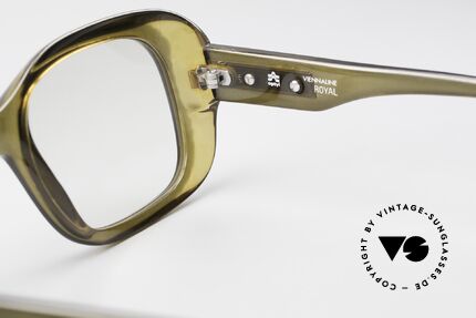 Viennaline Royal 1622 Old School Optyl Brille 70er, KEINE retro Brille; sondern ein 40! Jahre altes ORIGINAL!, Passend für Herren