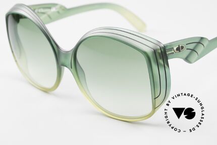 Christian Dior 2041 XXL 70er Damen Sonnenbrille, aus unglaublichem OPTYL-Material mit 'Mystik-Effekt', Passend für Damen
