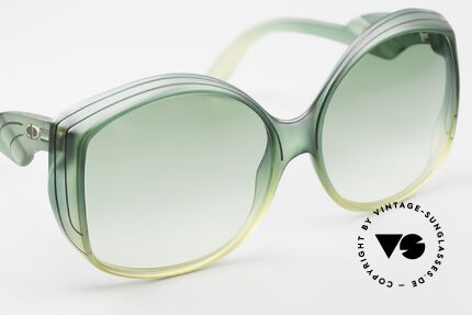 Christian Dior 2041 XXL 70er Damen Sonnenbrille, typische Farbgebung für die damalige Zeit; echt vintage, Passend für Damen