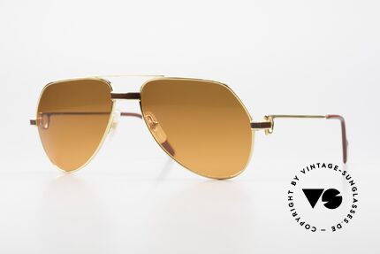 Cartier Vendome Laque - S Rare 80er Luxus Sonnenbrille Details