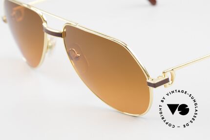 Cartier Vendome Laque - S Rare 80er Luxus Sonnenbrille, mit extrem seltenen customized CR39 Gläsern, 100% UV, Passend für Herren und Damen