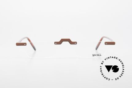 Design Maske Berlin Alpha 8 Alte 90er Designer LeseBrille, phantasievolle 90er Jahre Designs; made in Kreuzberg, Passend für Herren und Damen