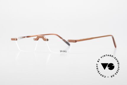 Design Maske Berlin Alpha 8 Alte 90er Designer LeseBrille, ungetragenes, flippiges Einzelstück für Individualisten, Passend für Herren und Damen