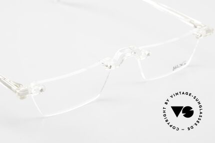 Design Maske Berlin Alpha 8 Alte 90er LeseBrille Unisex, Größe: small, Passend für Herren und Damen