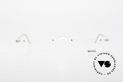 Design Maske Berlin Alpha 8 Alte 90er LeseBrille Unisex, phantasievolle 90er Jahre Designs; made in Kreuzberg, Passend für Herren und Damen