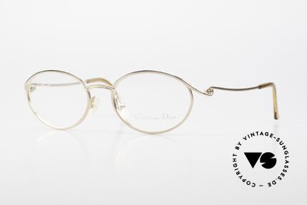 Christian Dior 2939 Damen Vintage Brille Vergoldet, sehr schöne 90er Chr. Dior vintage Brillenfassung, Passend für Damen