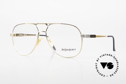 Yves Saint Laurent 4014 80er YSL Herren Vintage Brille, pure Eleganz von Yves Saint Laurent, Frankreich, Passend für Herren