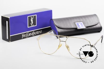 Yves Saint Laurent 4014 80er YSL Herren Vintage Brille, inkl. orig. Etui und Verpackung, TRUE VINTAGE!, Passend für Herren