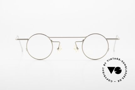 ProDesign 4021 90er Titanbrille Bauhaus Stil, markante "Architekten"-Lesebrille, Gr. 32/36, 145, Passend für Herren und Damen