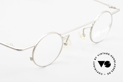 ProDesign 4021 90er Titanbrille Bauhaus Stil, ungetragenes Meisterstück mit orig. DEMO-Gläsern, Passend für Herren und Damen