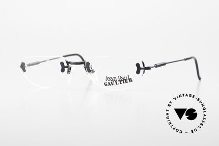 Jean Paul Gaultier 55-0174 Randlose 90er Designerbrille Details