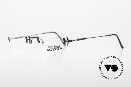 Jean Paul Gaultier 55-0174 Randlose 90er Designerbrille, ungetragenes Unikat (wie all unsere vintage Gaultiers), Passend für Herren und Damen