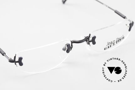 Jean Paul Gaultier 55-0174 Randlose 90er Designerbrille, Demos können beliebig ersetzt werden (optisch/Sonne), Passend für Herren und Damen