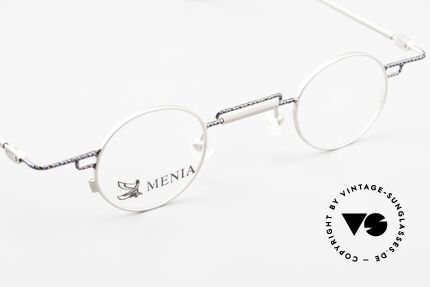 Menia 4012 Runde 90er Brille Bauhaus Stil, ein ungetragenes Meisterstück in Größe 34-29, 142, Passend für Herren und Damen