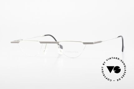 Passe Partout 09G 90er Lesebrille Bauhaus Stil, VINTAGE PassePartout 90er Designer-Brillenfassung, Passend für Herren und Damen
