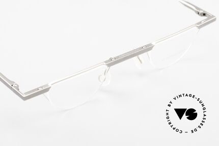 Passe Partout 09G 90er Lesebrille Bauhaus Stil, ungetragenes Meisterstück mit orig. DEMO-Gläsern, Passend für Herren und Damen
