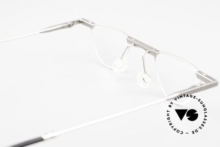 Passe Partout 09G 90er Lesebrille Bauhaus Stil, die Fassung (im Bauhaus Stil) ist optisch verglasbar, Passend für Herren und Damen