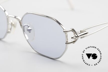 Jean Paul Gaultier 55-6106 90er JPG Designer Sonnenbrille, neue Sonnengläser in 45% hellblau; 100% UV Protection, Passend für Herren und Damen