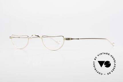 Lunor II 07 Unisex Lesebrille Vergoldet, Modell "07": die klassische Lesebrille; Größe 39/25, Passend für Herren und Damen