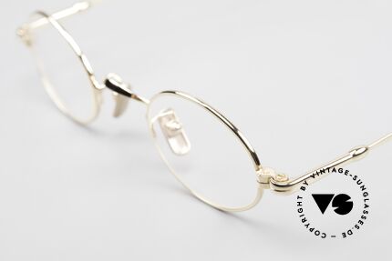 Lunor V 101 Kleine Ovale Brille Vergoldet, daher jetzt erstmalig in unserem vintage Sortiment, Passend für Herren und Damen