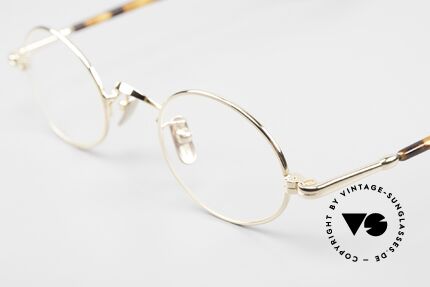 Lunor VA 100 Ovale Lunor Brille Vergoldet, ohne große Logos; stattdessen mit zeitloser Eleganz, Passend für Herren und Damen