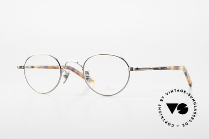 Lunor VA 107 Panto Stil Brille Antik Gold, alte LUNOR Brille in Größe 43/24 und ANTIK GOLD, Passend für Herren und Damen