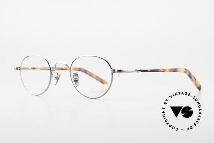 Lunor VA 107 Panto Stil Brille Antik Gold, ohne große Logos; stattdessen mit zeitloser Eleganz, Passend für Herren und Damen