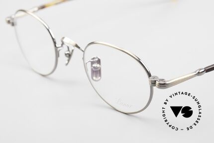 Lunor VA 107 Panto Stil Brille Antik Gold, Modell VA 107: Bügel aus einer Acetat-Metallkombi, Passend für Herren und Damen