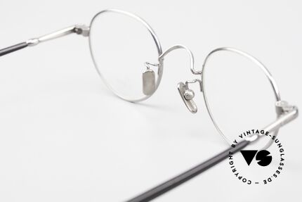 Lunor VA 107 Panto Stil Brille Antik Silber, Größe: medium, Passend für Herren und Damen