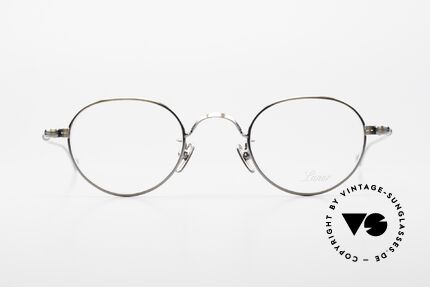 Lunor V 107 Runde Panto Brille Antik Gold, Lunor ist ehrliches Handwerk mit Liebe zum Detail, Passend für Herren und Damen