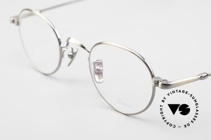 Lunor V 107 Runde Panto Brille Antik Gold, V 107: Edelstahl-Fassung im klassischen Panto-Stil, Passend für Herren und Damen