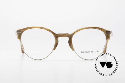 Giorgio Armani 7014 Pantobrille Federscharniere, "klassischer" geht's nicht (weltbekannte Panto-Form), Passend für Herren und Damen