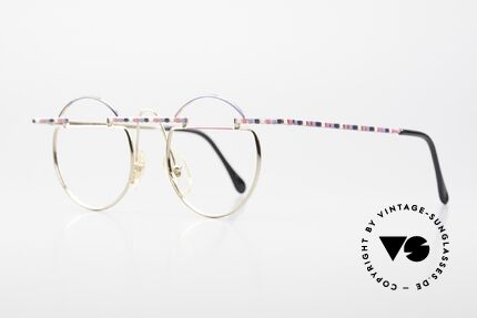 Taxi 221 by Casanova Verrückte Vintage Kunstbrille, verkörpert die Ausgelassenheit des venez. Karnevals, Passend für Damen