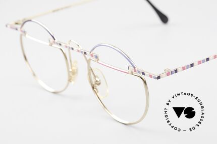 Taxi 221 by Casanova Verrückte Vintage Kunstbrille, ungetragenes limitiertes Einzelstück, in Größe 44/20, Passend für Damen