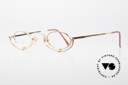 Casanova LC35 Verrückte Designer Lesebrille, Casanova Modell LC-35, Größe 42-24, 140, col. 01, Passend für Damen