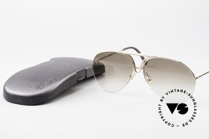 Porsche 5627 Nylor Aviator Sonnenbrille, Sonnengläser in braun-Verlauf mit 100% UV Schutz, Passend für Herren und Damen